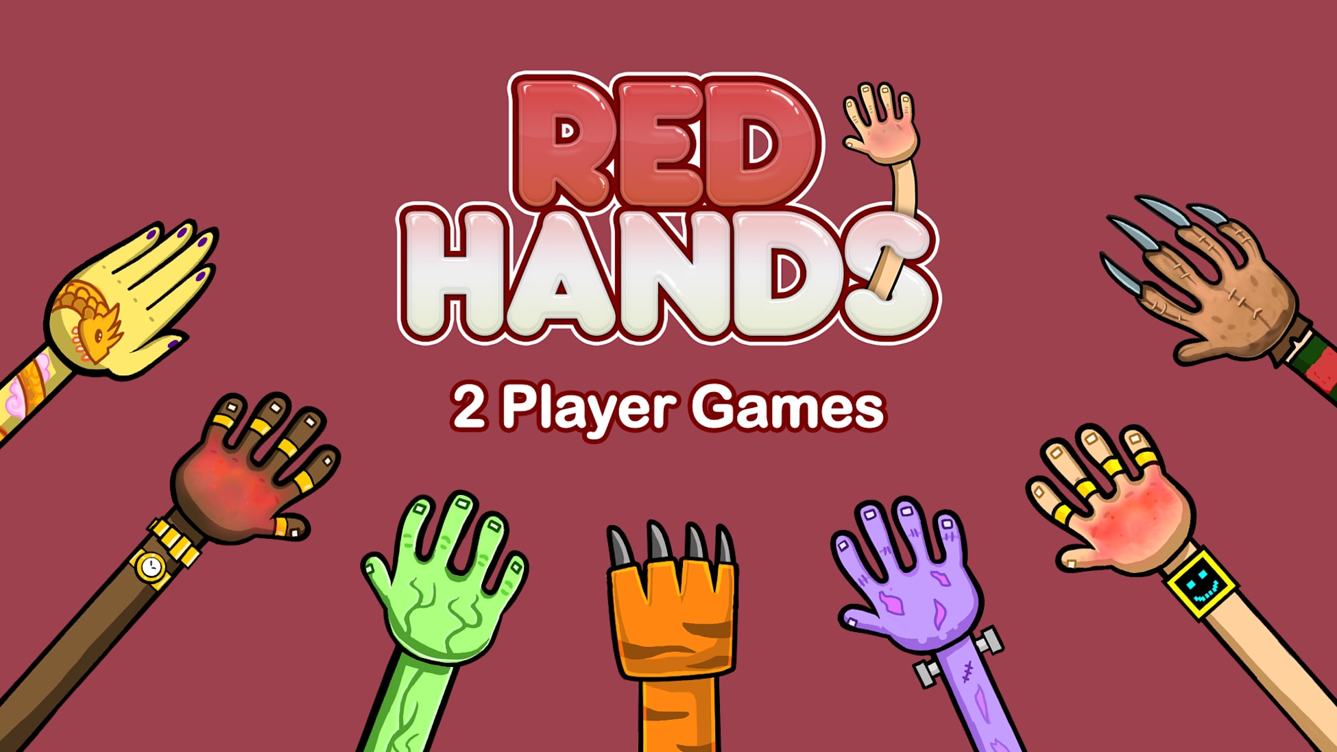 Red Hands - 2 Player Games