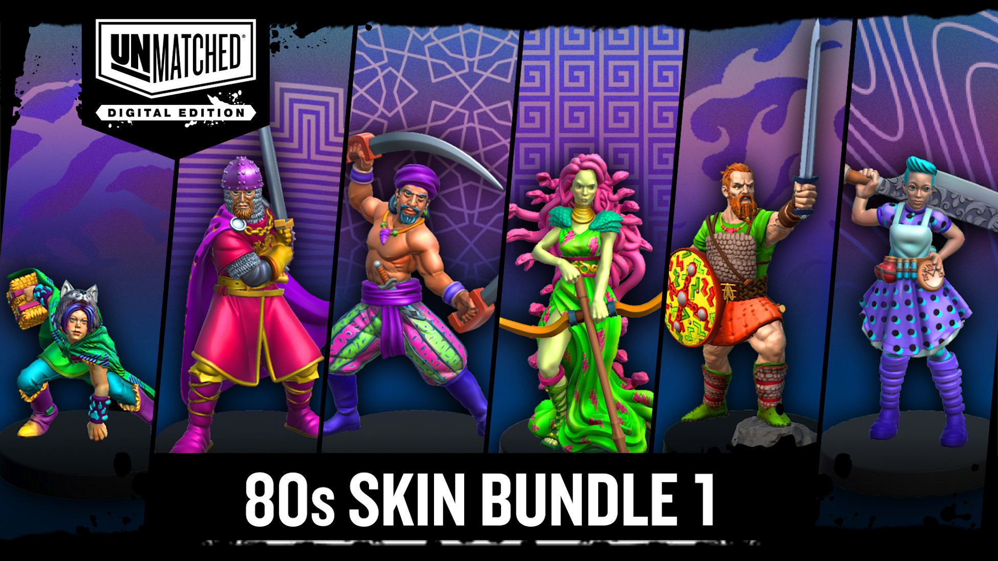 Unmatched: Digital Edition - 80s skin bundle 1