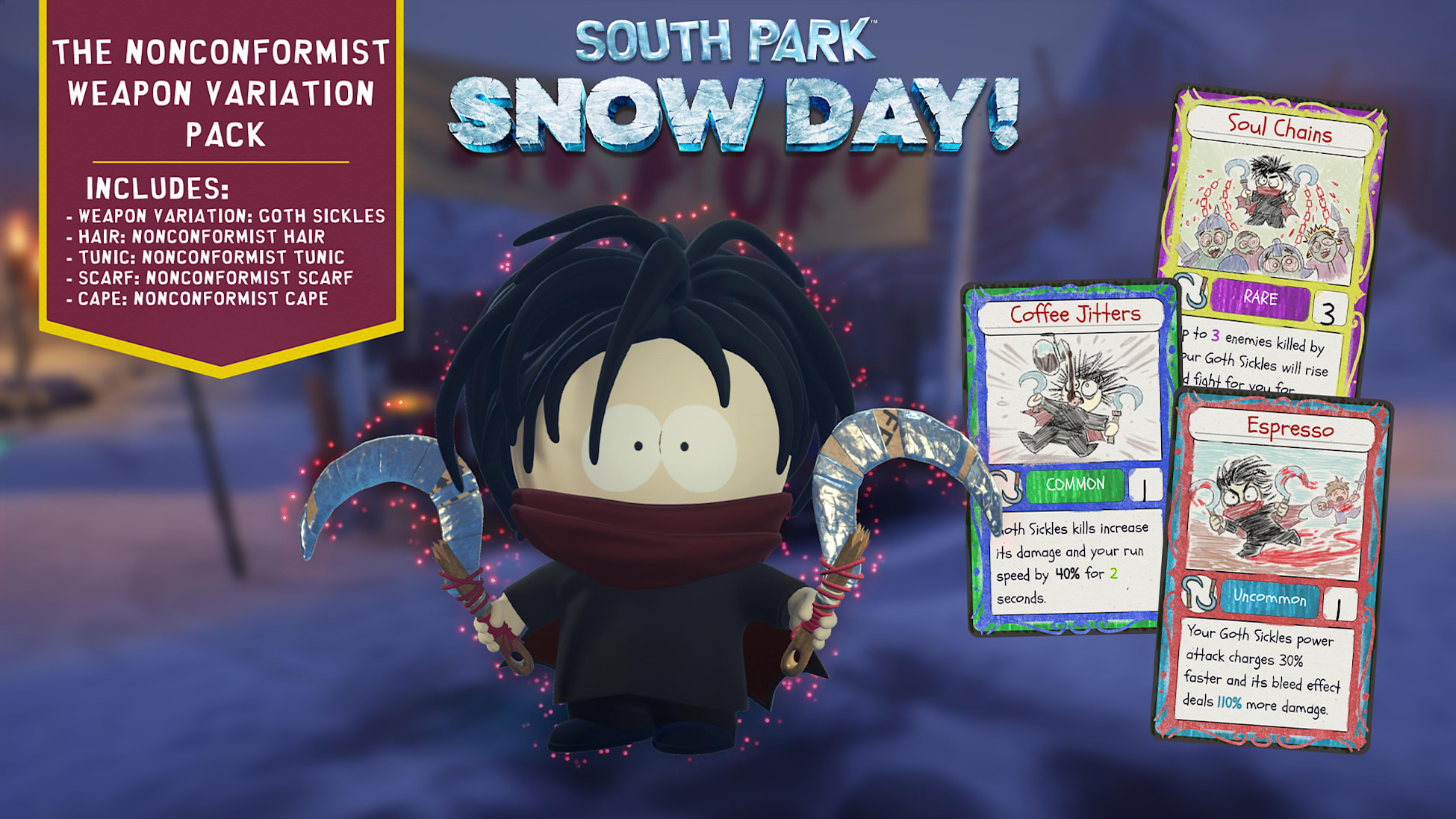 SOUTH PARK: SNOW DAY! Nonconformist Weapon Variation Pack