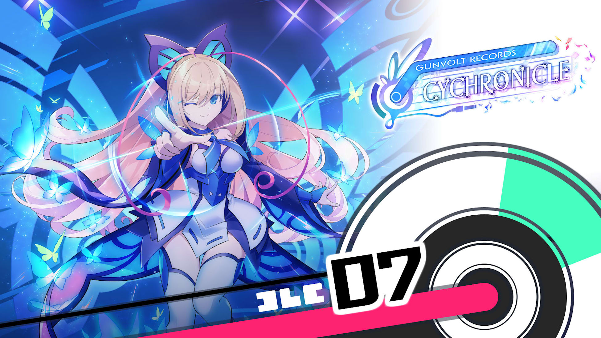 GUNVOLT RECORDS Cychronicle Song Pack 7 Lola: ♪Kindled Spirits ♪Inner Alarm ♪Wordplay Magic ♪Sparkling Elation ♪