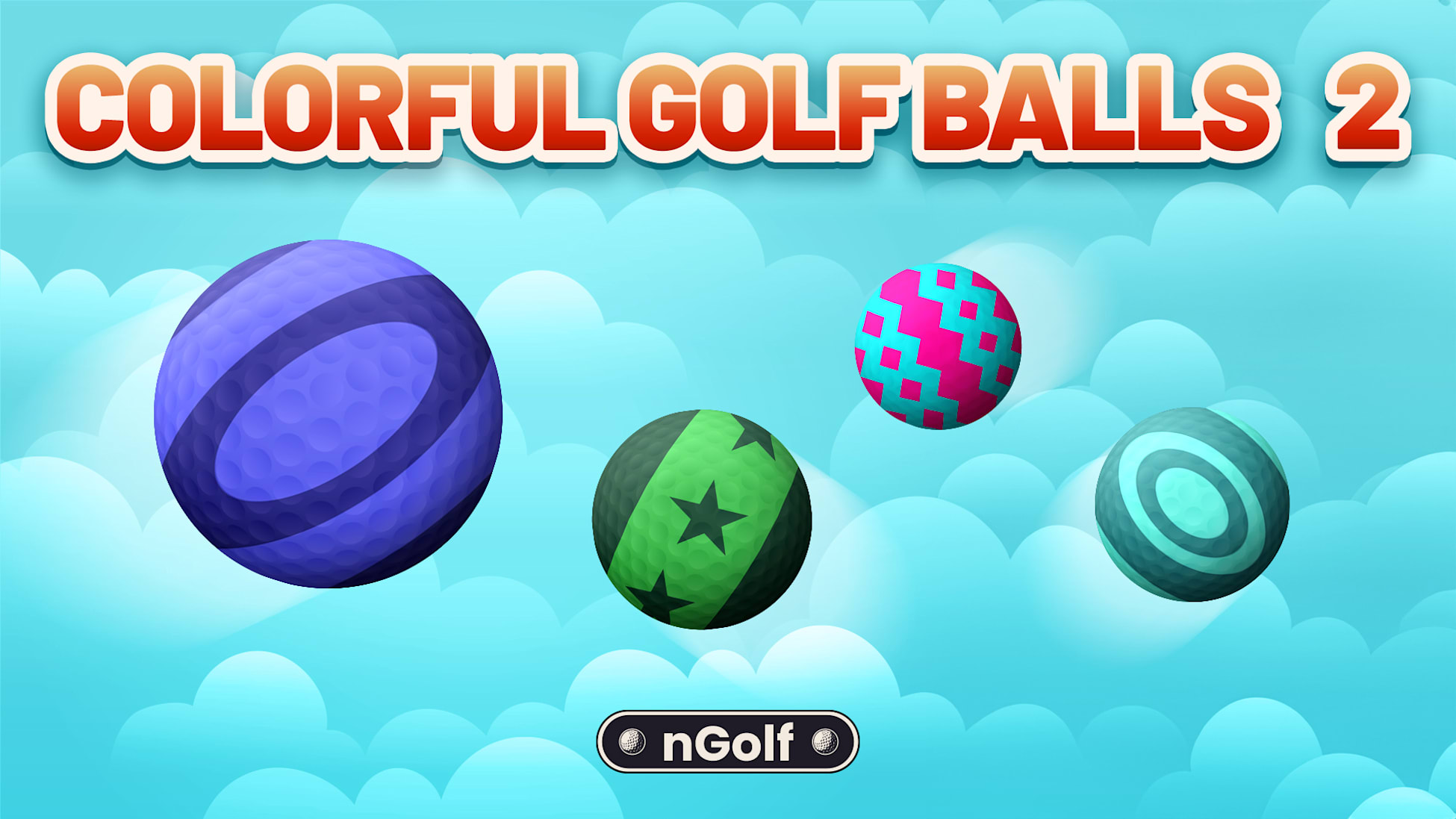 Colorful Golf Balls 2