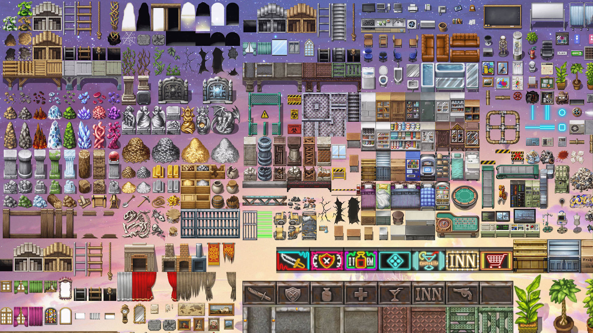 RPG MAKER WITH - MV Map & Music Pack