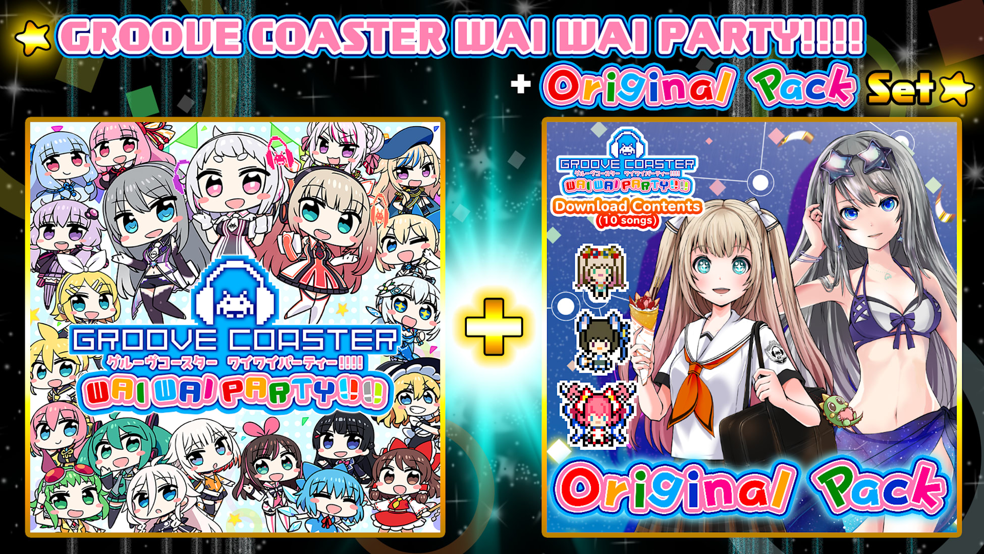 GROOVE COASTER WAI WAI PARTY!!!! + Original Pack Set