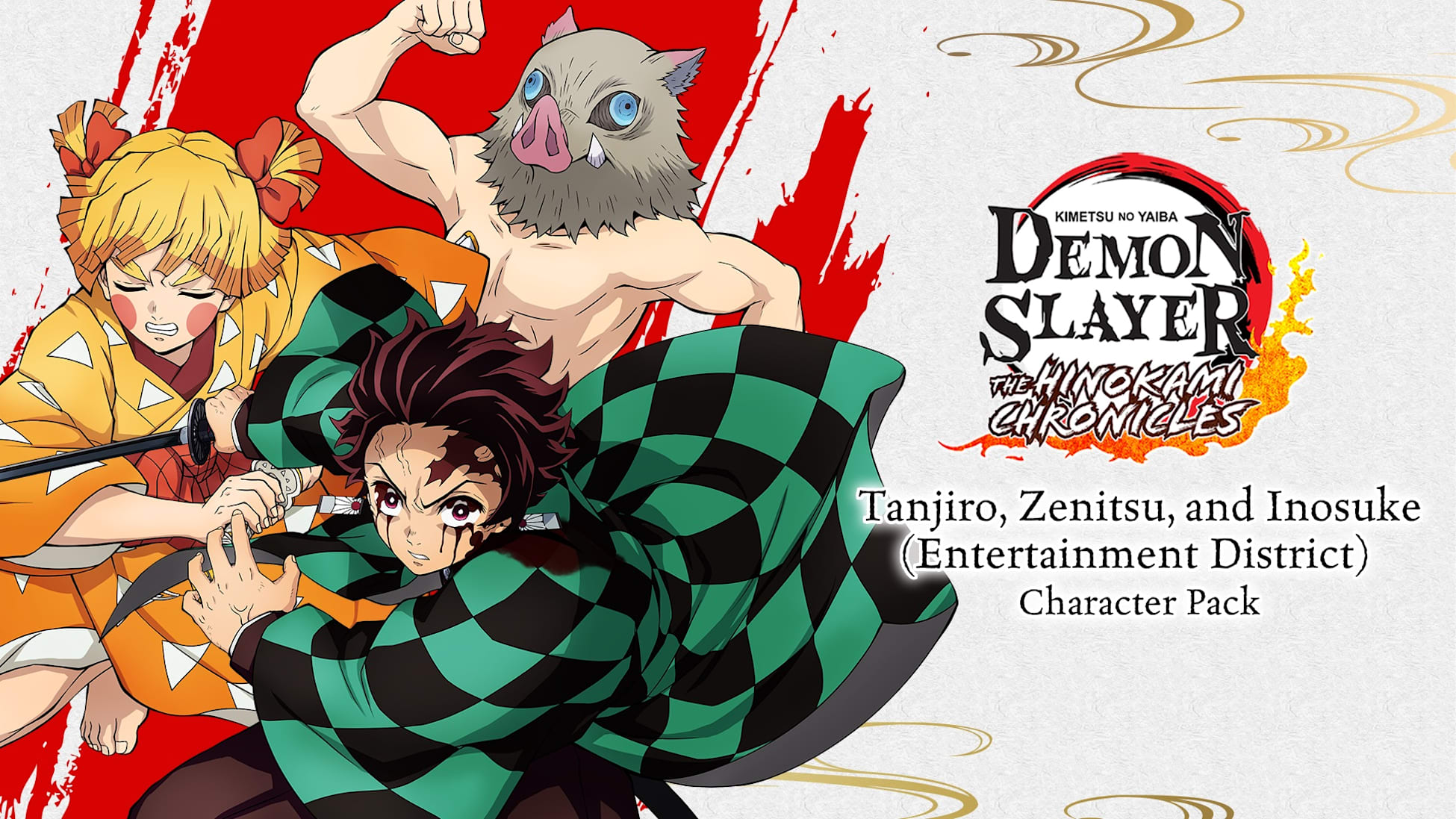 Tanjiro, Zenitsu, and Inosuke (Entertainment District) Character Pack