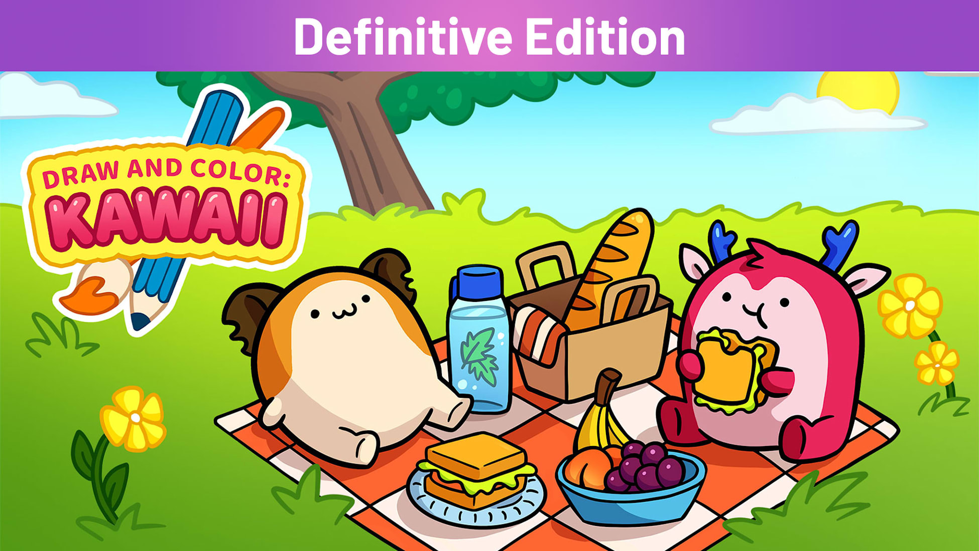 DRAW AND COLOR: KAWAII Definitive Edition