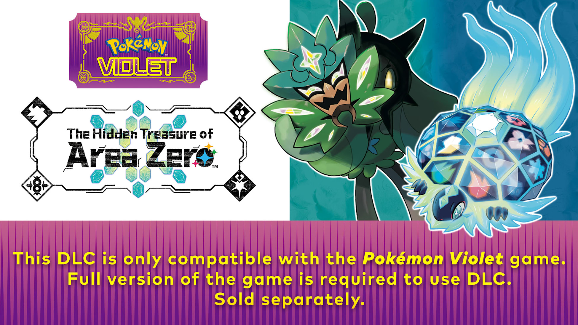The Hidden Treasure of Area Zero DLC for Pokémon™ Violet