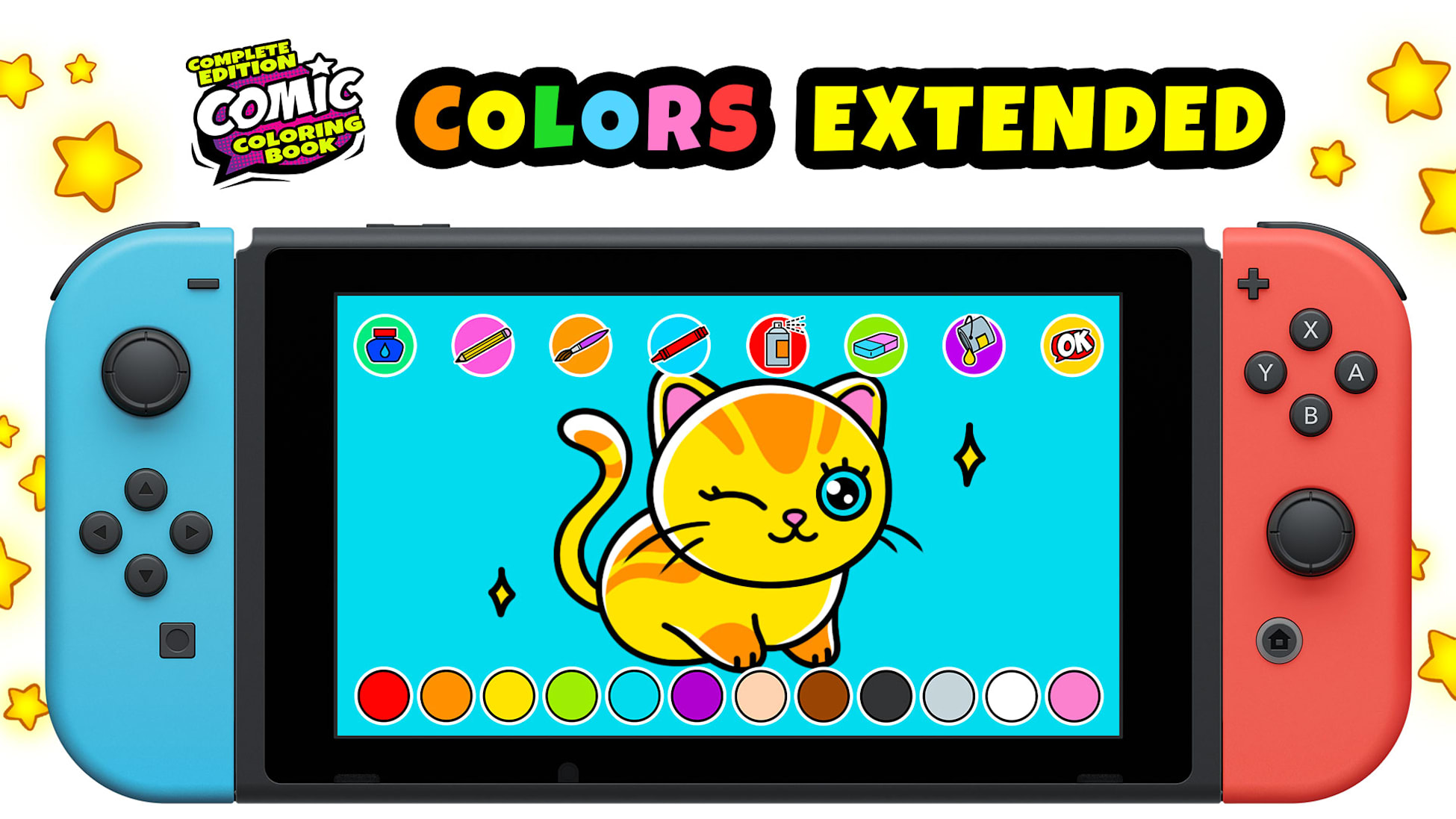 Comic Coloring Book Complete Edition: COLORS Extended