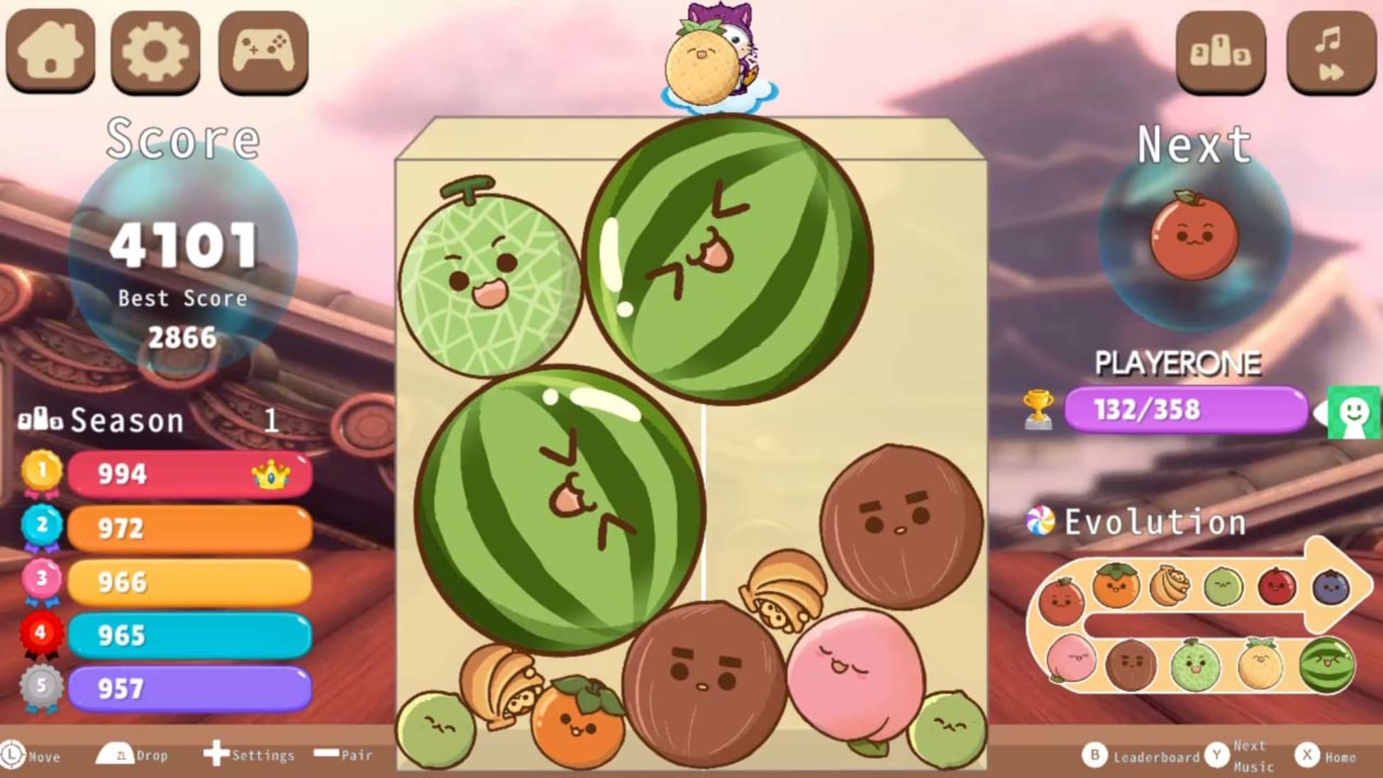 微型合成大西瓜-Tiny Watermelon Match-游戏截图-好玩游戏库