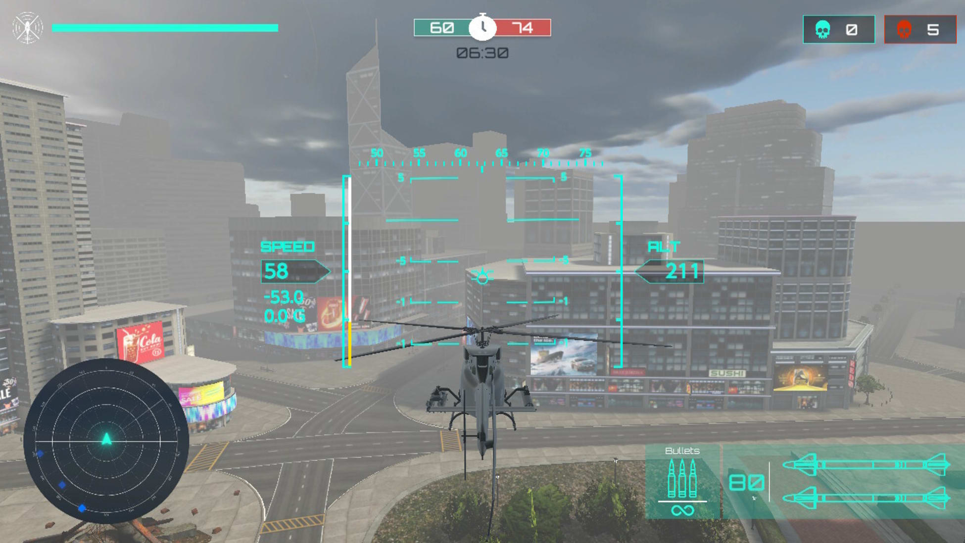 直升机战斗竞技场模拟器-Helicopter Battle Arena Simulator-游戏截图-好玩游戏库