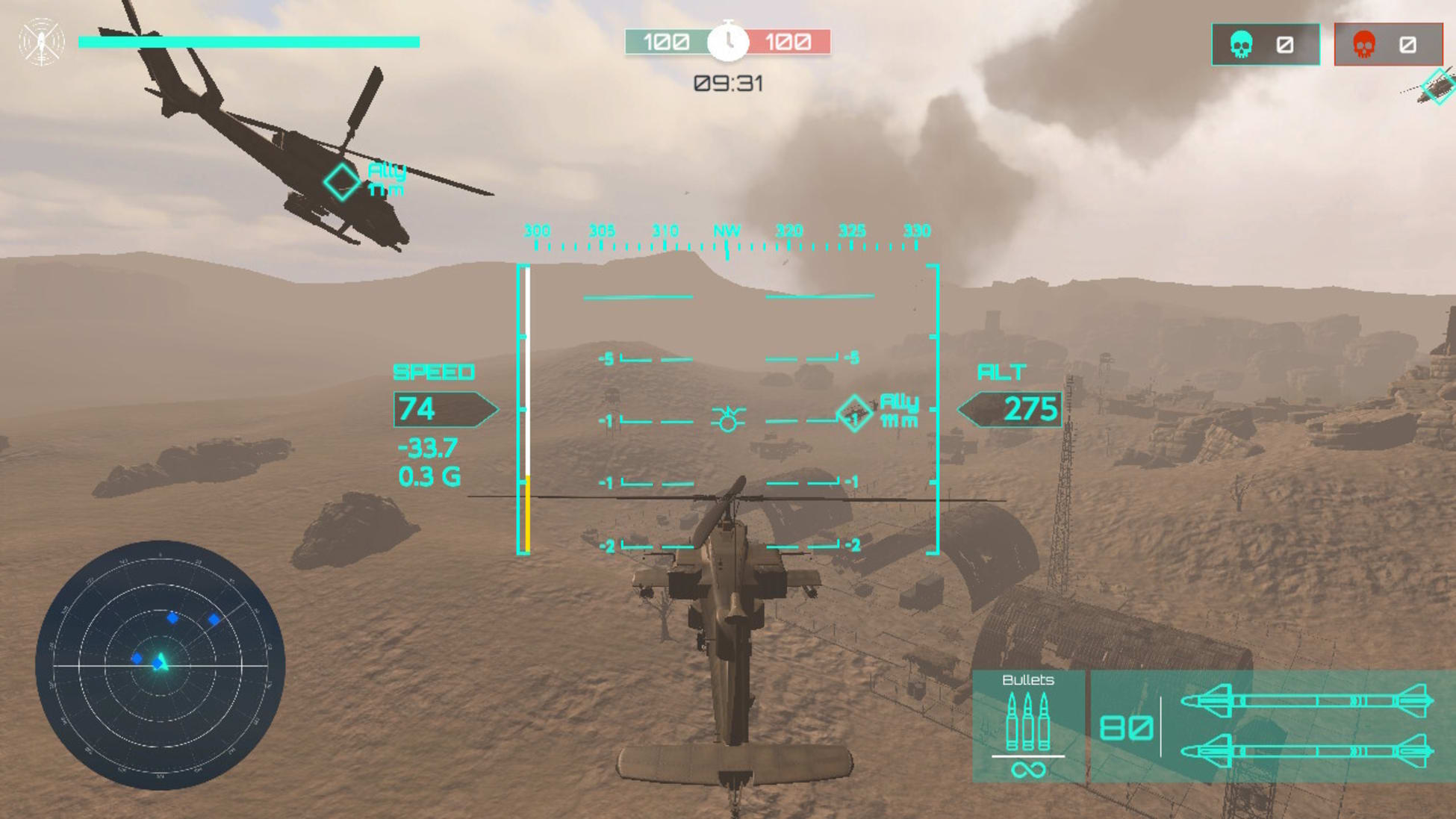直升机战斗竞技场模拟器-Helicopter Battle Arena Simulator-游戏截图-好玩游戏库