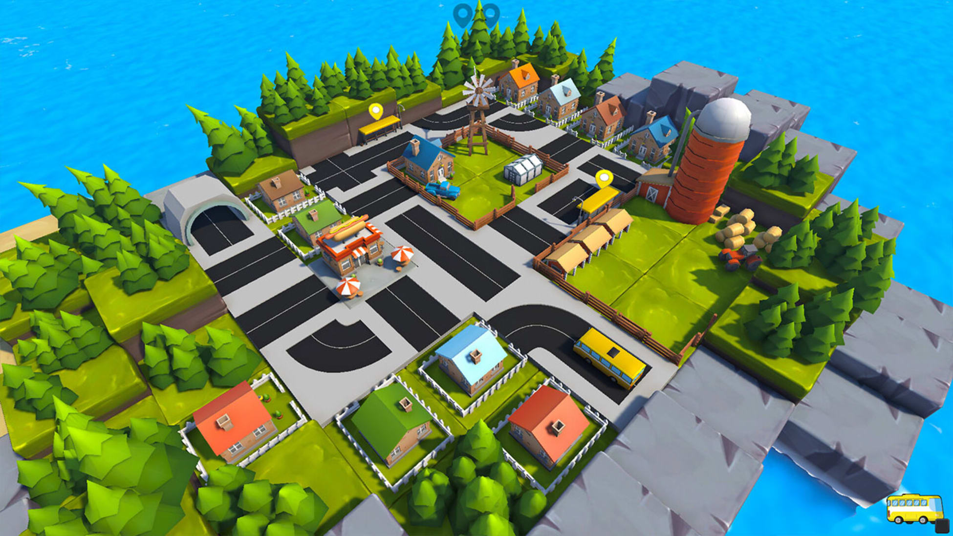 公交岛：谜题-Busway Islands: Puzzle-游戏截图-好玩游戏库