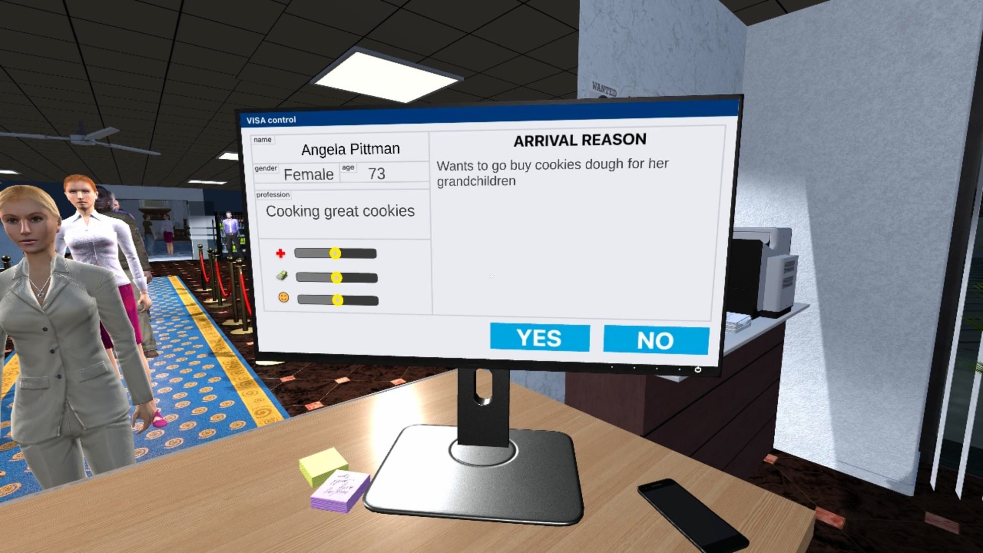 签证控制：美国边境模拟器-Visa Control: USA Border Simulator-游戏截图-好玩游戏库