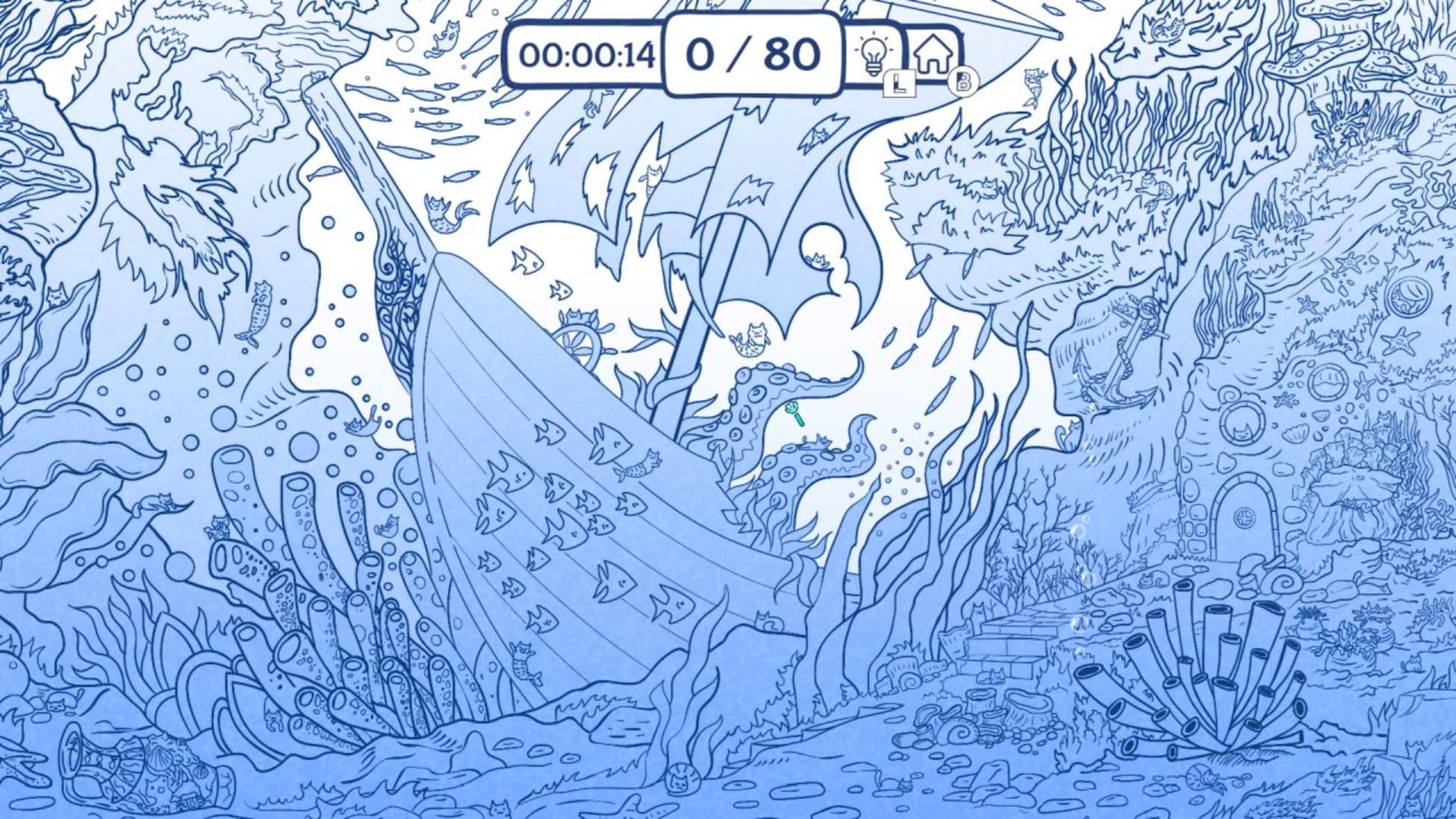 猫咪拜访海底世界-Cats Visiting Underwater World-游戏截图-好玩游戏库