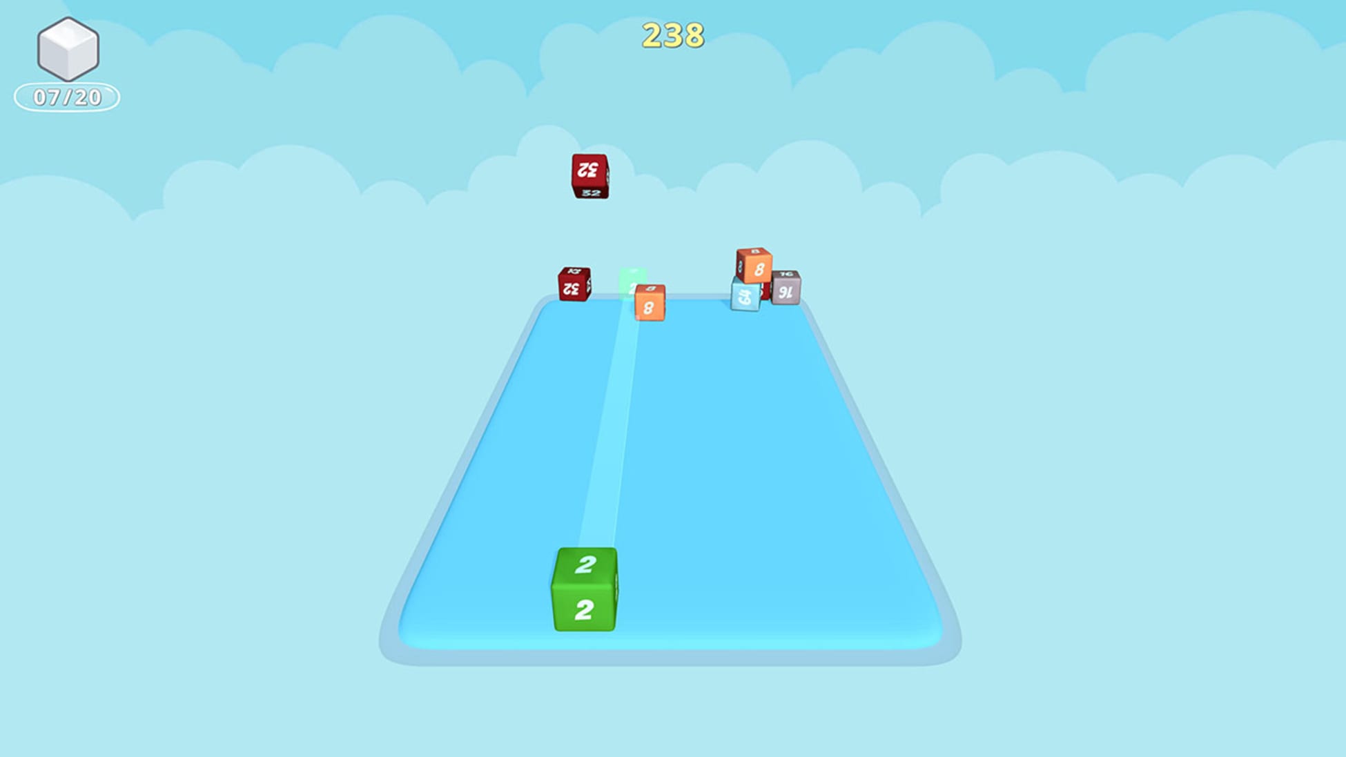 滑块 2048 狂热-Sliding Cubes 2048 Mania-游戏截图-好玩游戏库