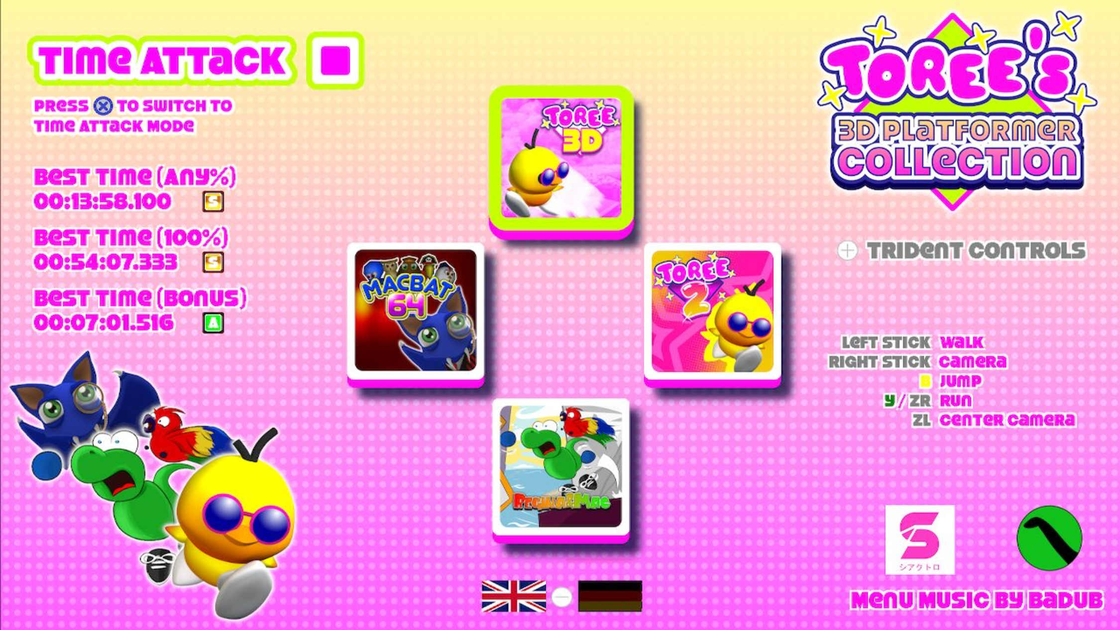 Toree's 3D Platformer Collection - Comparativas visuales