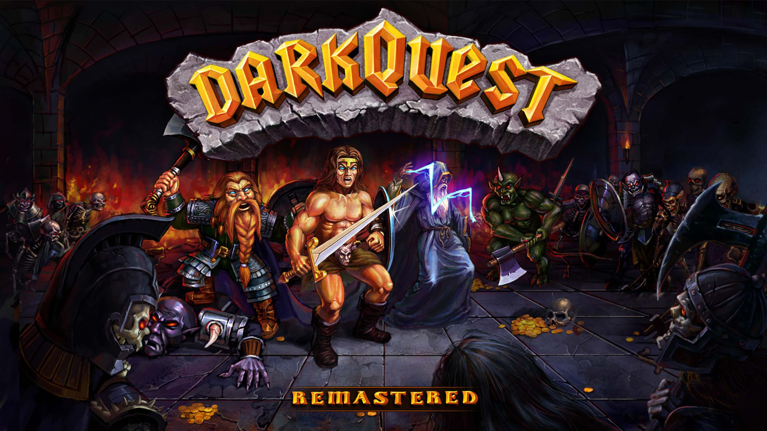 Dark Quest Remastered pantalla principal