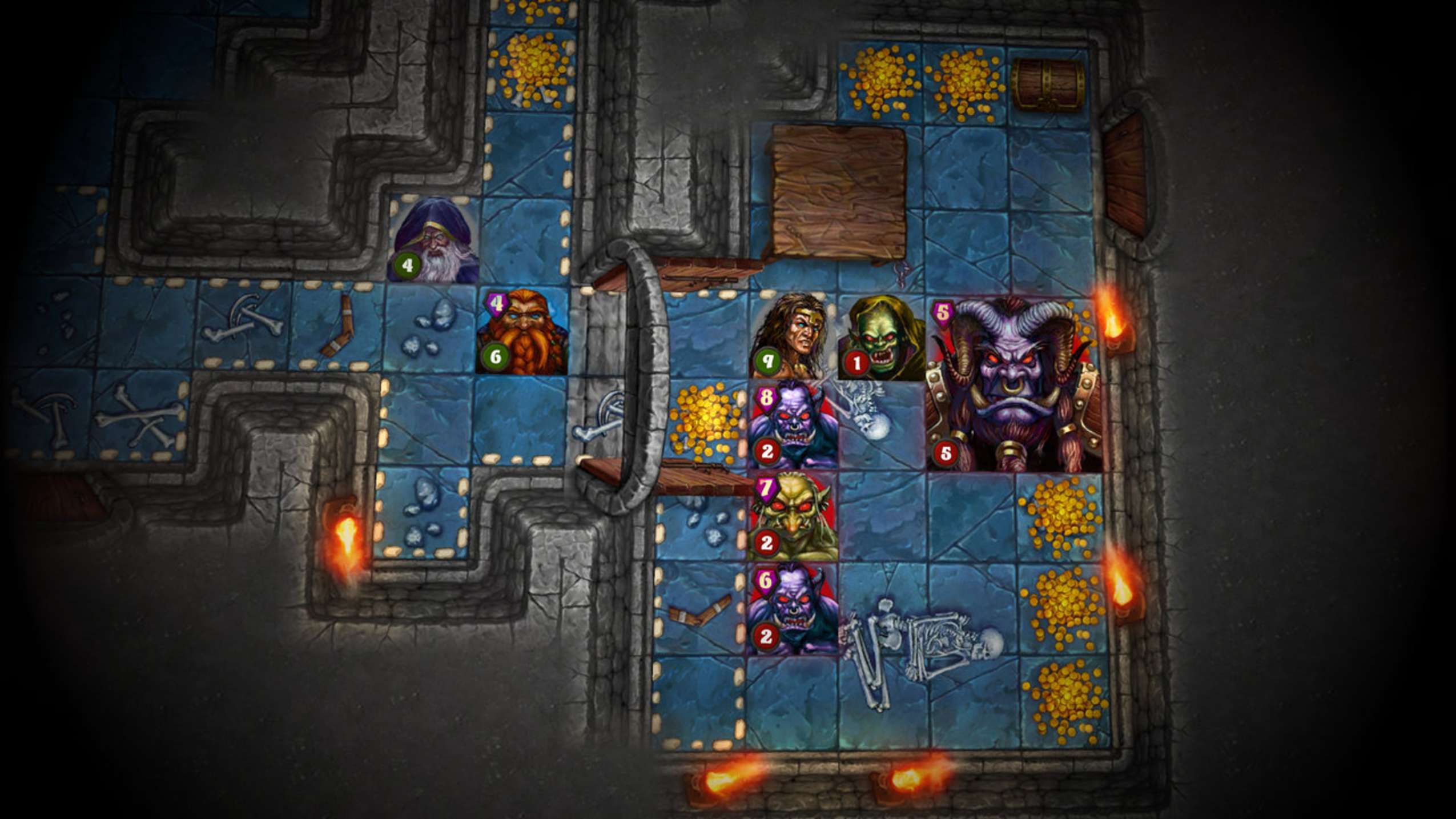 Combate estratégico en Dark Quest Remastered