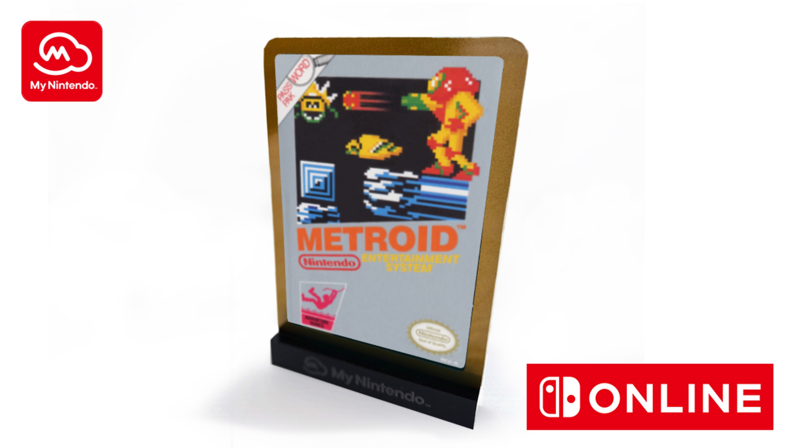 Nintendo Classics - Metroid™ desktop metal display (for Nintendo Switch Online members only) 3