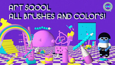 Art Sqool - All Brushes and Colors!