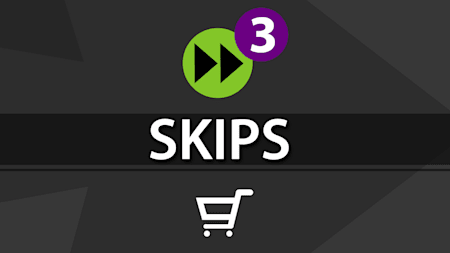 Add 3 more skips for each mode