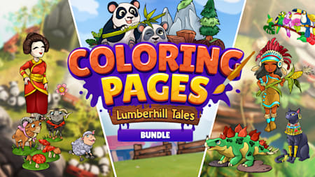 Coloring Pages: Lumberhill Tales Bundle