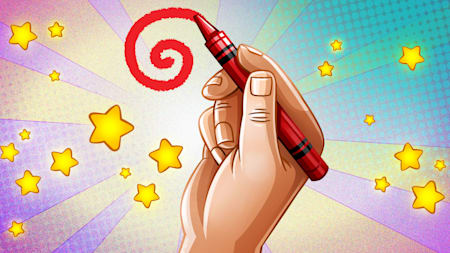 Comic Coloring Book: Drawing Without Borders