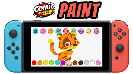 Comic Coloring Book: PAINT