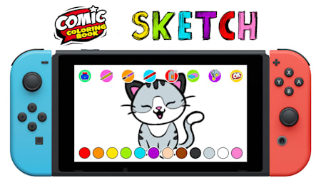 Comic Coloring Book: SKETCH
