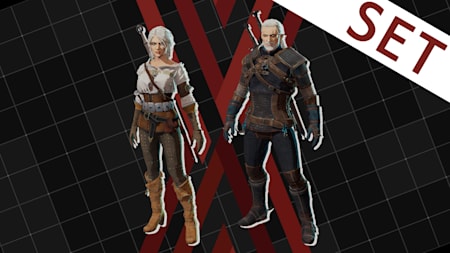 DAEMON X MACHINA™ Geralt and Ciri Outer Set