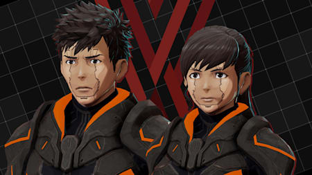 Edit part for Outer  "Robot Makeup"(Unisex)