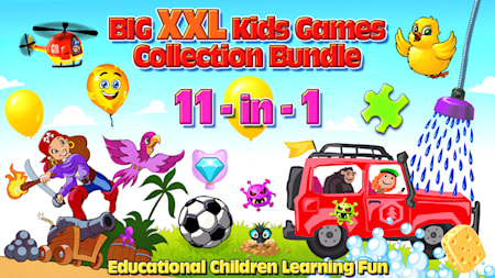 Big XXL Kids Games Collection Bundle 11-in-1 Educational Children Learning Fun