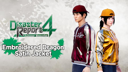 Disaster Report 4 - Embroidered Dragon Satin Jacket