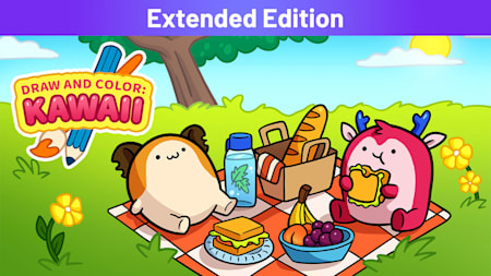 DRAW AND COLOR: KAWAII Extended Edition
