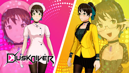 Dusk Diver - Angel in White Uniform & News Anchor Costume