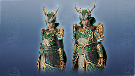 Unisex Custom Azure Dragon Armor Set