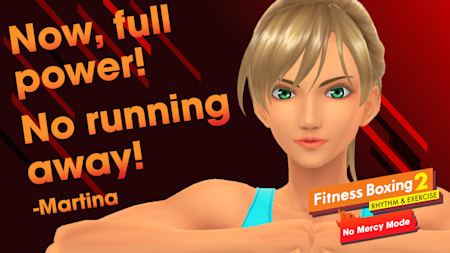 Fitness Boxing 2: Rhythm & Exercise No Mercy intensity: Martina