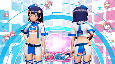 Gal*Gun 2 - Pole Position Pin-up Set