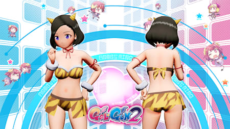 Gal*Gun 2 - Tiger-striped Oni Bikini Set