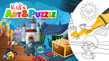 Kid's Art & Puzzle