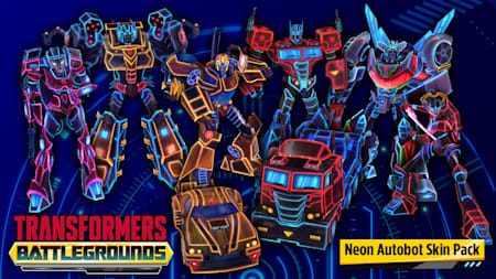 TRANSFORMERS: BATTLEGROUNDS – Neon Autobot Skin Pack
