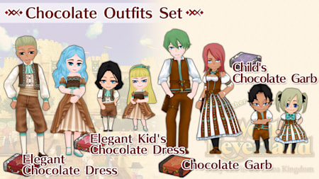 Chocolate Outfits Set