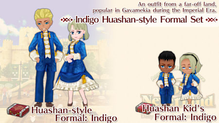 Indigo Huashan-style Formal Set