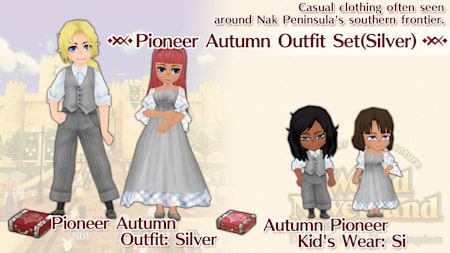 Pioneer Autumn Outfit Set(Silver)