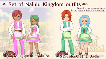 Set of Nalulu Kingdom outfits