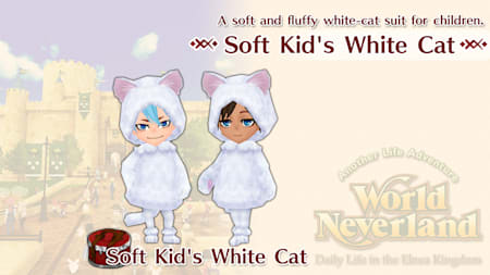 Soft Kid's White Cat