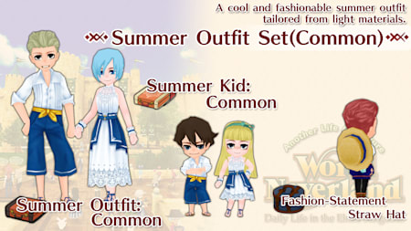 Summer Outfit Set(Common)
