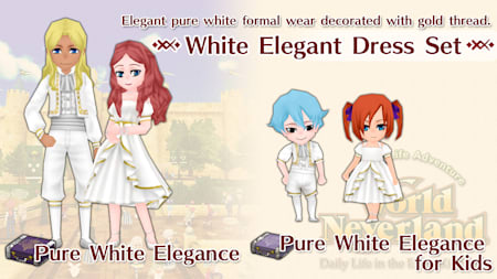 White Elegant Dress Set