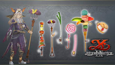 Ys IX: Monstrum Nox Haute Cuisine Weapon Set