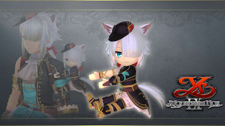 Ys IX: Monstrum Nox Ride-Along White Cat