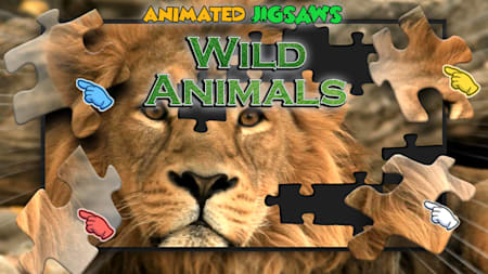 Animated Jigsaws: Wild Animals